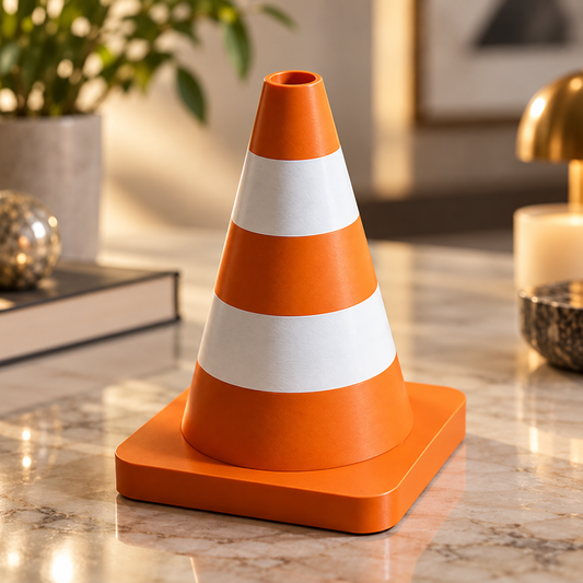 Traffic Cone Desk Lamp