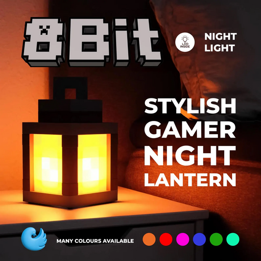 8Bit Stylish Gamer Lantern - LED Night Lamp