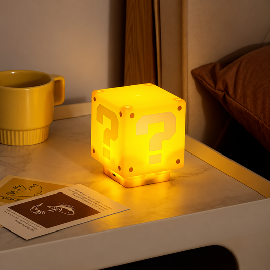 Game-Inspired Question Block Night Light