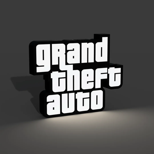 Grand Theft Auto Inspired LED Sign Light