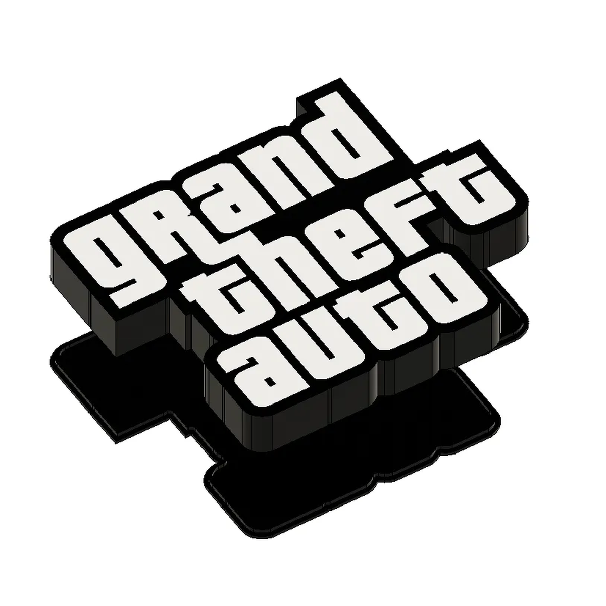 Grand Theft Auto Inspired LED Sign Light