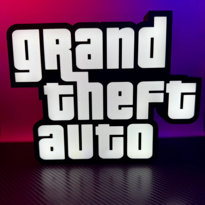 Grand Theft Auto Inspired LED Sign Light