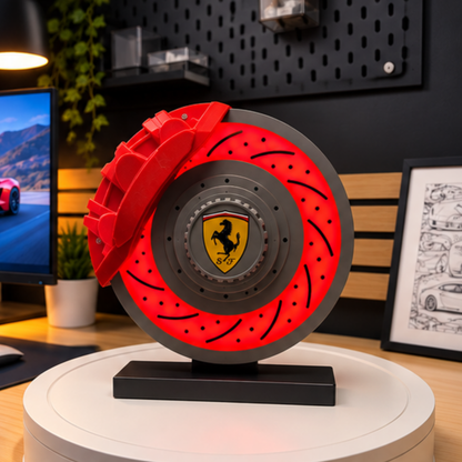 Sports Car Inspired Brake Disc LED Lamp