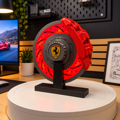 Sports Car Inspired Brake Disc LED Lamp
