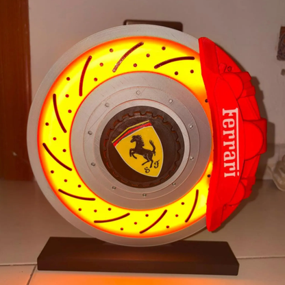 Sports Car Inspired Brake Disc LED Lamp