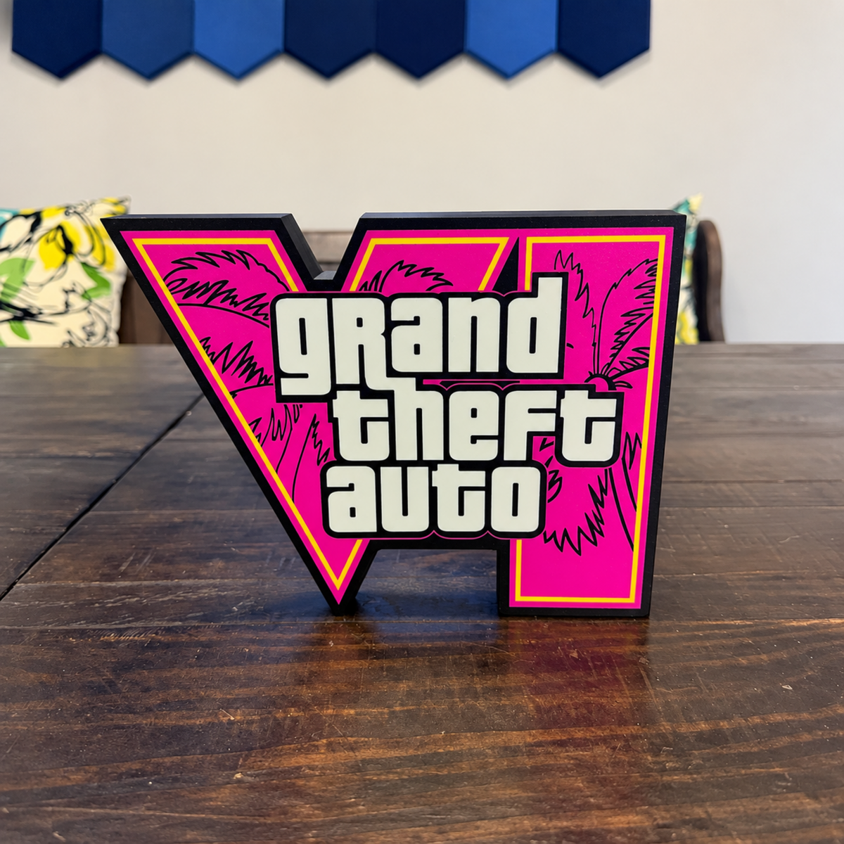 Retro Crime Game Inspired LED Sign Light