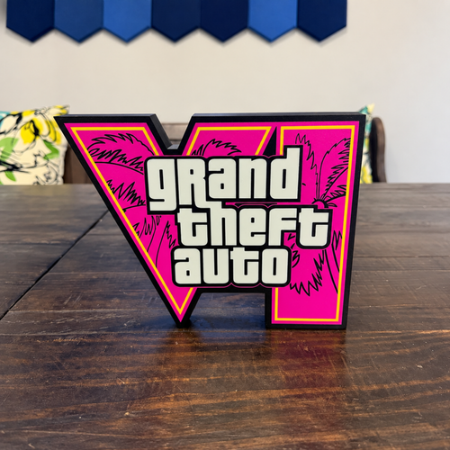 Retro Crime Game Inspired LED Sign Light