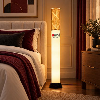 Four Square Special Golden Tube Lamp - 100 cm