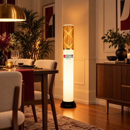 Four Square Special Golden Lamp