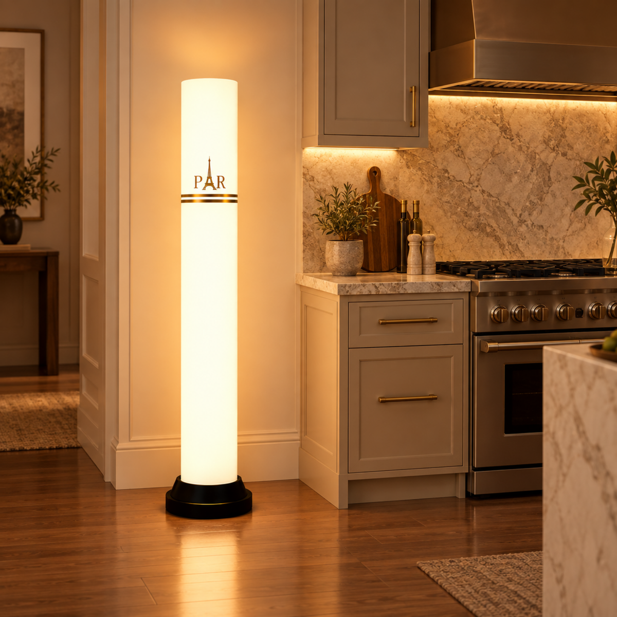 Paris Golden Tube Lamp - 65 cm