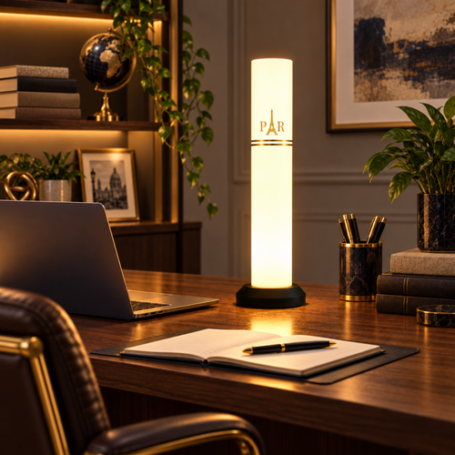 Paris Golden Tube Lamp - 35 cm