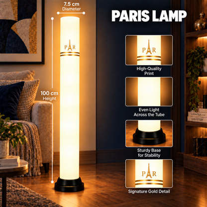 Paris Golden Tube Lamp - 100 cm