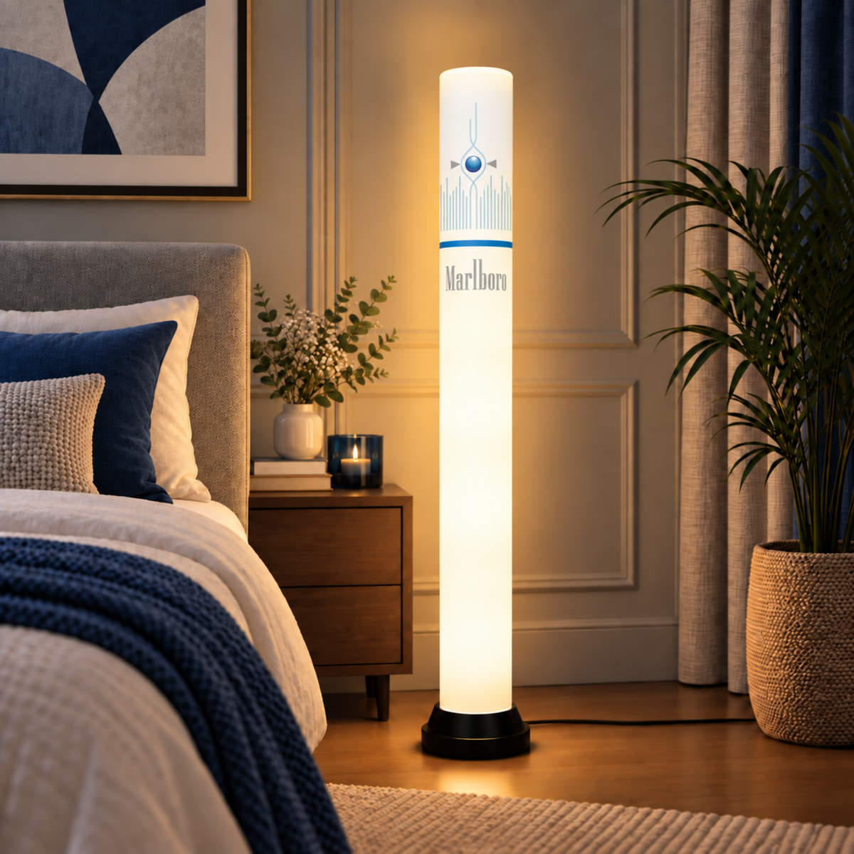 Classic ICE Burst Blue Lamp