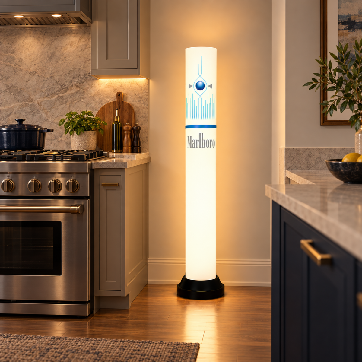 Classic ICE Burst Blue Lamp