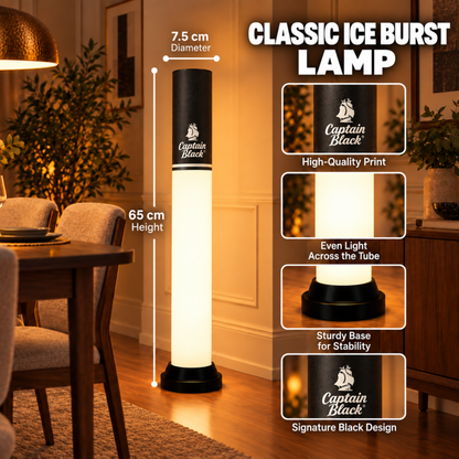 Captain Black Tube Lamp - 65 cm