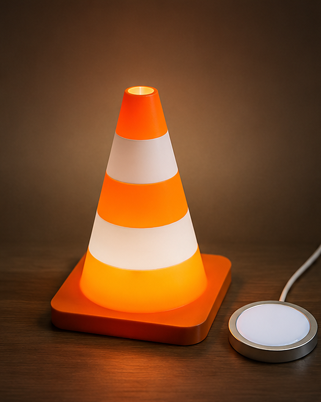Traffic Cone Desk Lamp