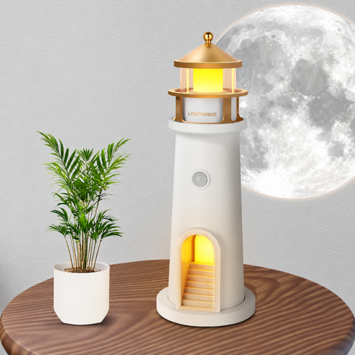 Moon Lighthouse Motion Sensor Night Lamp
