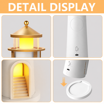 Moon Lighthouse Motion Sensor Night Lamp