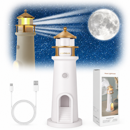 Moon Lighthouse Motion Sensor Night Lamp