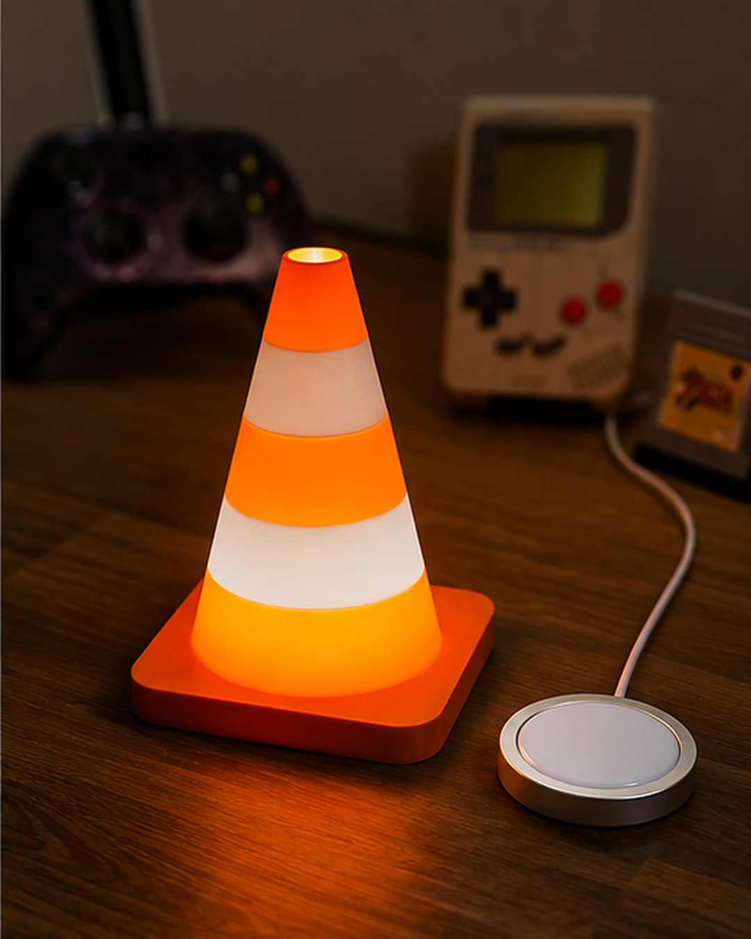 Traffic Cone Desk Lamp