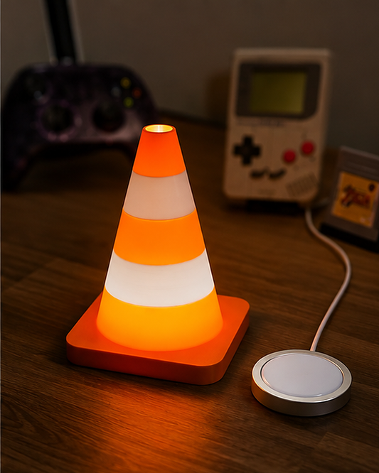 Traffic Cone Desk Lamp