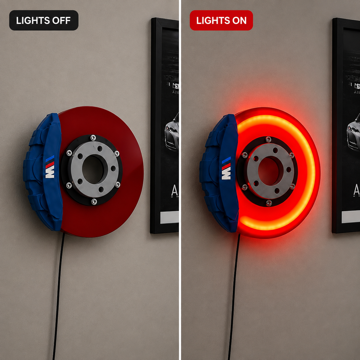 Brake Calliper Desk Lamp