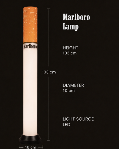 Big Marlboro Lamp - 103 CM