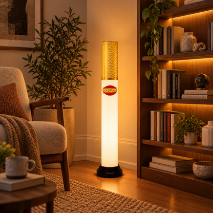 Gold Flake Golden Tube Lamp - 65 cm