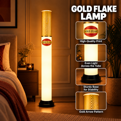 Gold Flake Golden Lamp