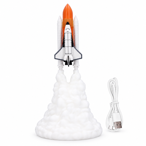 3D Printed Rocket Night Light