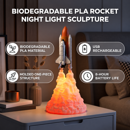 3D Printed Rocket Night Light