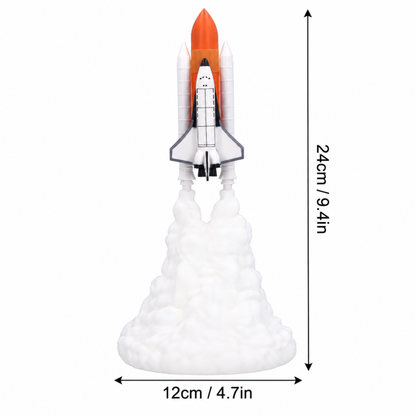 3D Printed Rocket Night Light