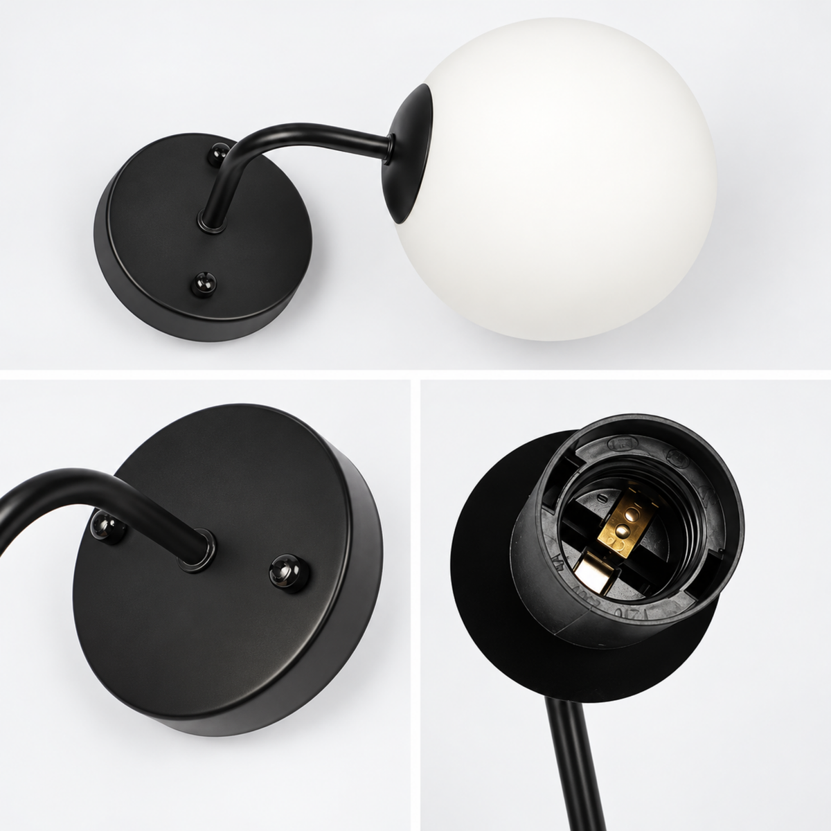 Modern Globe Wall Light