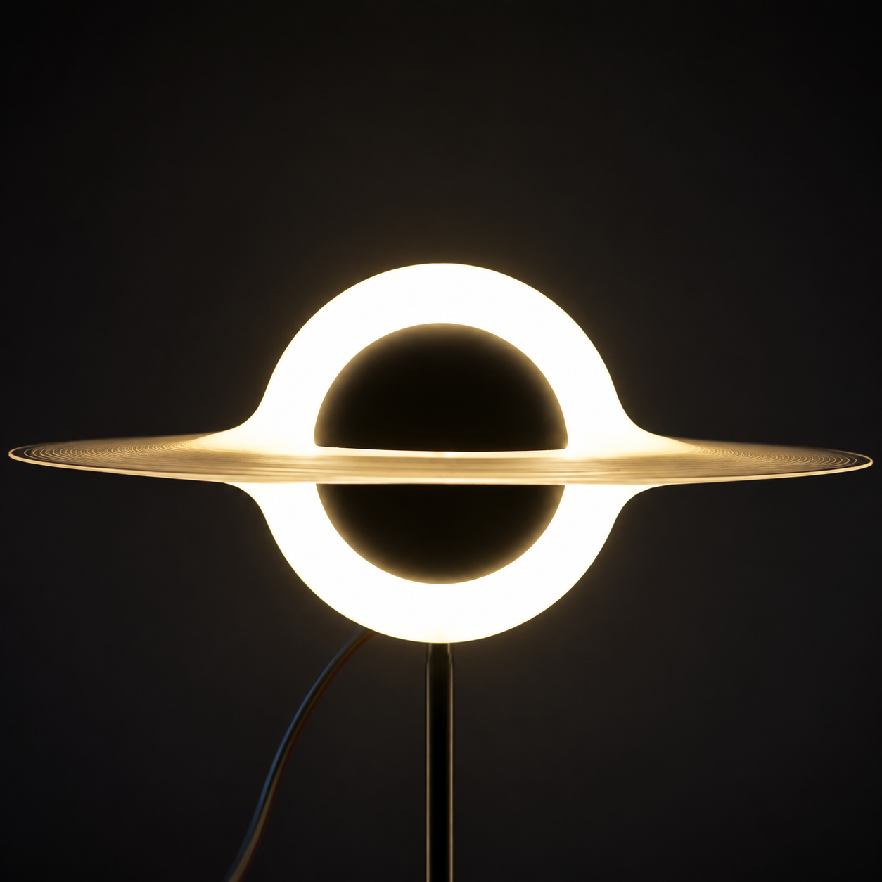 Cosmic Black Hole Illusion Night Light