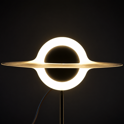 Cosmic Black Hole Illusion Night Light